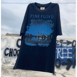 พร้อมส่ง เสื้อยืดแขนสั้น พิมพ์ลาย High Street Pink Floyd Pink Floyd สไตล์วินเทจ