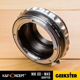 ภาพหน้าปกสินค้าเมาท์แปลง K&F Nikon G - M43 ( Nik-M43 / Olympus / Lumix Lens Adapter / Nikon F / Ai / Ais / G / KF ) ที่เกี่ยวข้อง