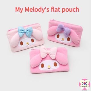 [Daiso Korea] My Melodys flat pouch. 3 colors.