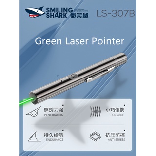 ภาพหน้าปกสินค้าSmilingShark LS307B Green Laser Pointer เลเซอร์สีเขียวแบบพกพา ตัวชี้เลเซอร์แบบชาร์จ USB แมวเล่นแสงเลเซอร์ สอนตัวชี้ ที่เกี่ยวข้อง
