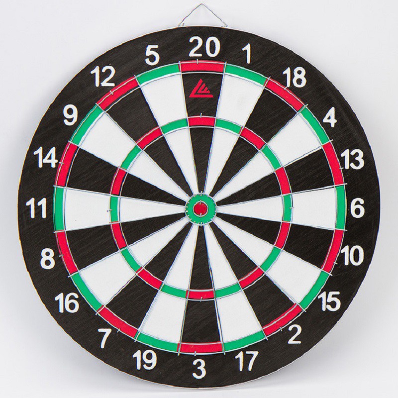 กระดานปาเป้า-ขนาดมาตรฐาน-12-นิ้ว-ปาเป้า-เกมปาเป้า-dart-board-แบบหนา-บอร์ดปาเป้า-ปาได้ทั้ง-2-หน้า-พร้อมลูกดอก-t0643