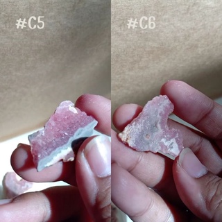 C5-C6 โรโดโครไซต์ | Rhodochrosite 💕#หินดิบ หินสีชมพู