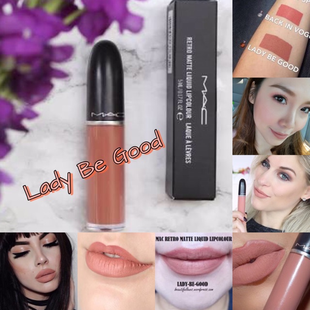 แท้💯% Mac Retro Matte Liquid Lipstick สี Lady Be Good (New‼️ฟรีEms) |  Shopee Thailand