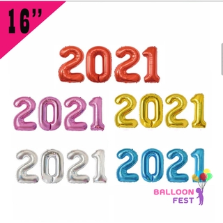 Balloon Fest ชุดเซ็ท ลูกโป่งฟอยล์ 2021 ขนาด 16 นิ้ว