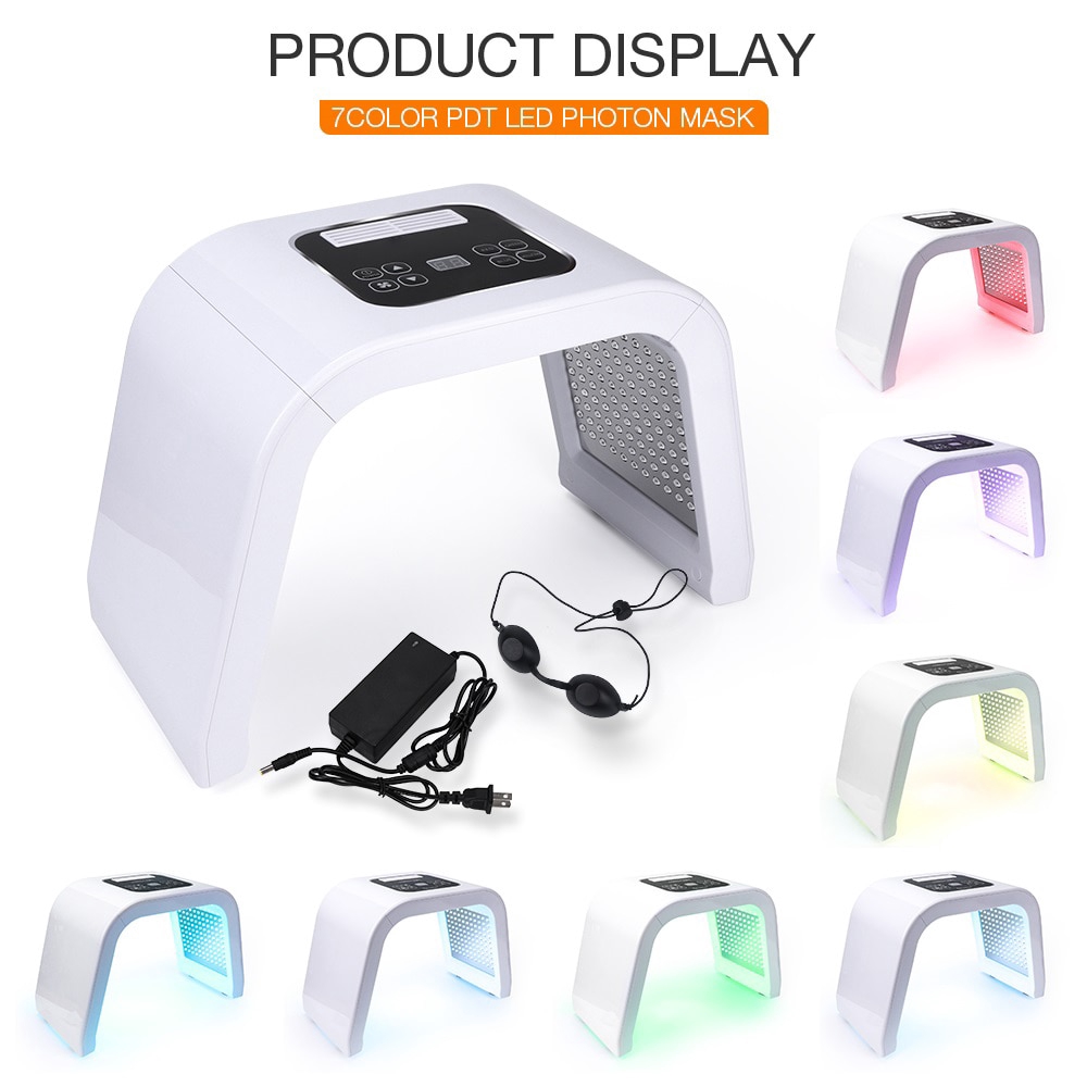 100% QUALITY เครื่อง PDT 7 LED เสริมความงาม บำรุงผิว | Shopee Thailand