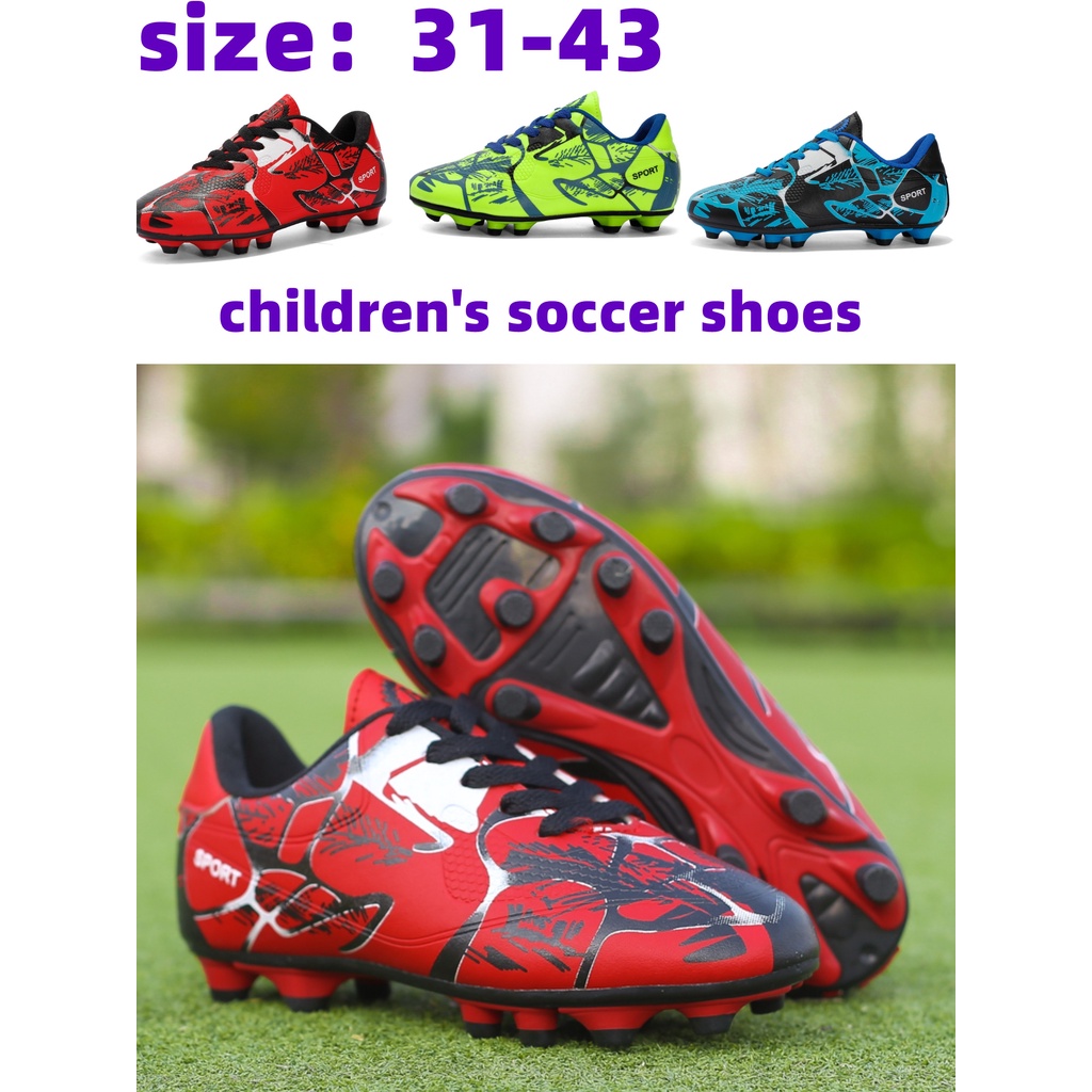 รองเท้ากีฬา-รองเท้าฟุตบอล-แบบหนามยาว-สําหรับเด็กผู้ชาย