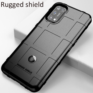 Realme 7 Pro Rugged Shield Case Defender Armor Drop resistance Soft TPU Rubber Cover