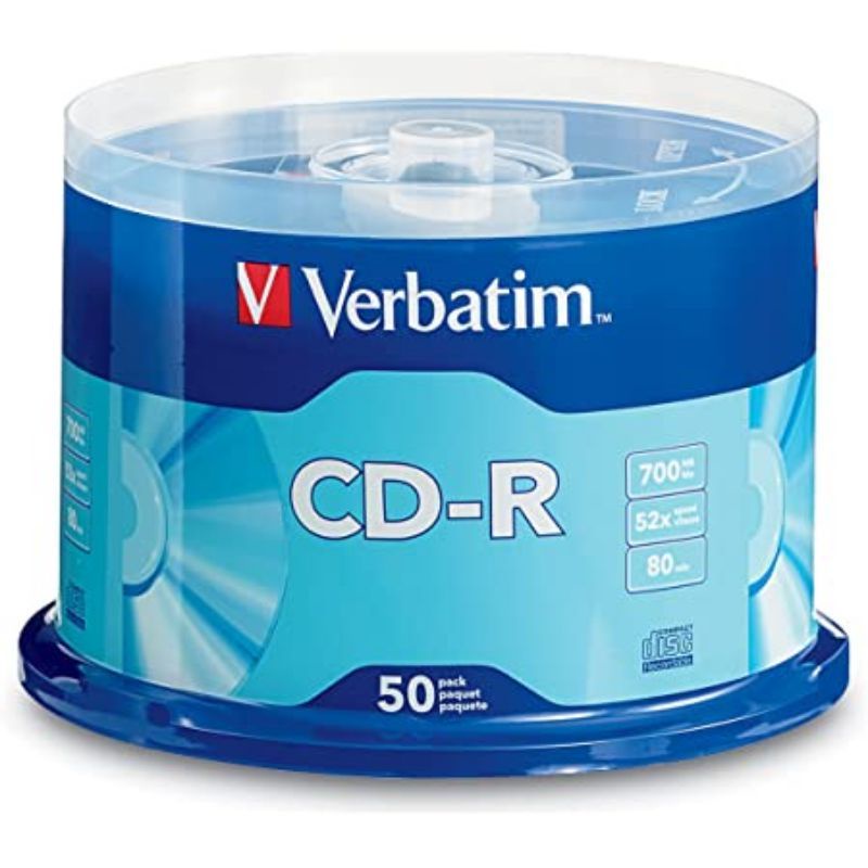 verbatim-แผ่นสีทอง-cd-r-52x-700mb-แพ็ค50แผ่น