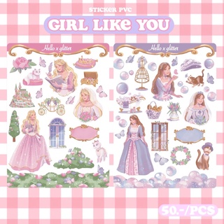 ภาพขนาดย่อของภาพหน้าปกสินค้าGIRL LIKE YOU  Sticker by helloxglitter ️ จากร้าน th_1385756 บน Shopee