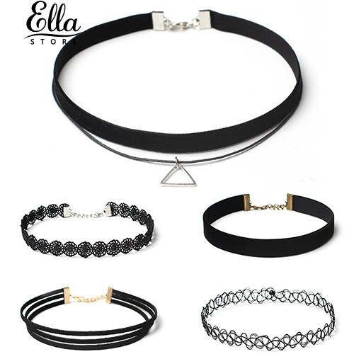 6pcs-ชุด-choker-ผู้หญิงเชือกถักสร้อยคอ-flowerchain-จี้