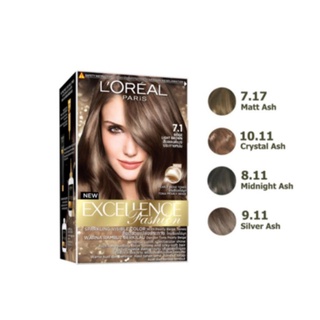 LOREAL Excellence Fashion ปิดผมขาว สีแฟชั่น ลอรีอัล ปารีส เอกซ์เซลเลนซ์ ครีมเปลี่ยนสีผม ยาย้อมผม