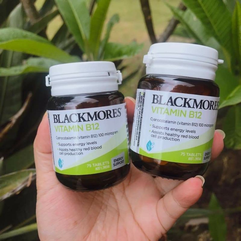 ภาพสินค้าExp.4/26ใหม่Blackmore vitamin B12 Blackmores วิตามินบี 12 vitamin b12 วิตามินรวม แบล็คมอร์ บำรุงกำลัง เพิ่มพลังงาน บีรวม จากร้าน thetorch9 บน Shopee ภาพที่ 2