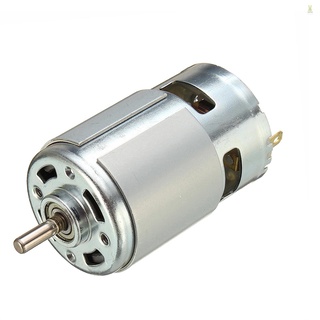 Flt 775 DC 12V-36V 3500-9000RPM มอเตอร์แบริ่ง แรงบิดสูง เสียงรบกวนต่ํา DC อุปกรณ์เสริม สําหรับมอเตอร์ไฟฟ้า