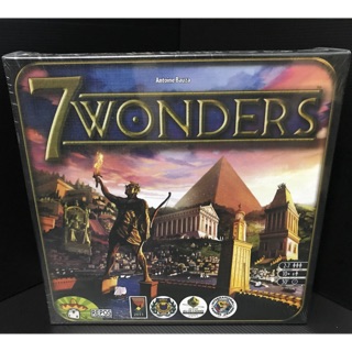 (พร้อมส่ง) บอร์ดเกมส์จีน 7wonders  งานพรีเมี่ยม ภาษาอังกฤษ ENG ver.