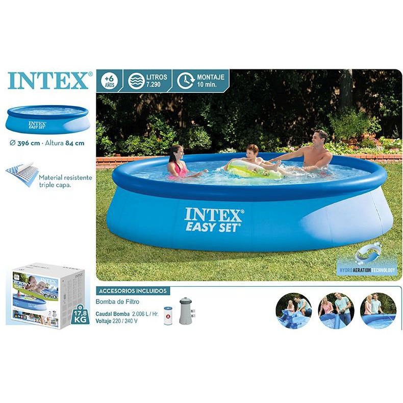 INTEX 28142/28143 Swimming Pool Easy Set ขนาด 3.96x0.84 m [13 ฟุต] รุ่น ...