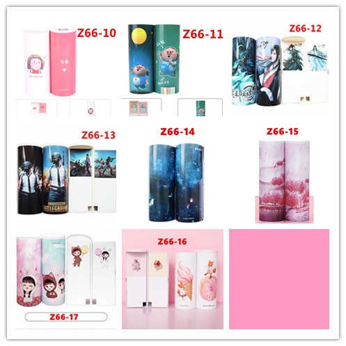 baby-style-กล่องดินสออเนกประสงค์รูปแบบใหม่-มีเครื่องคิดเลขในตัว-มีกระจกตัว-ลายการ์ตูนน่ารัก-รุ่น-z66