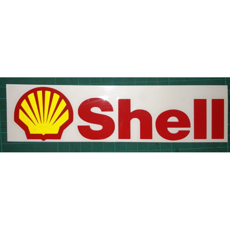 สติ๊กเกอร์งานไดคัท-shell-โลโก้สะท้อนแสง