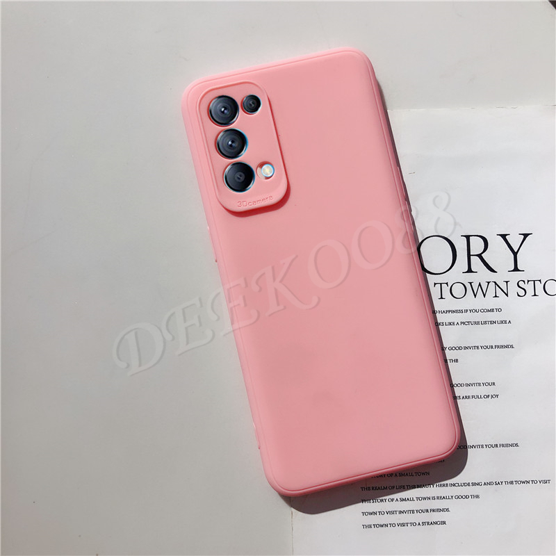 เคสโทรศัพท์-oppo-a74-4g-5g-case-skin-feel-tpu-softcase-simple-color-silicone-back-cover-เคส-oppoa74-casing