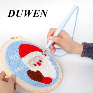 Duwen ชุดเข็มพลาสติก ปรับได้ สําหรับเย็บปักถักร้อย 1 ชิ้น