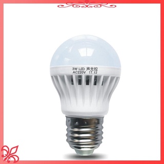 หลอดไฟ Led เซนเซอร์ตรวจจับการเคลื่อนไหว E27 เสียงและควบคุมแสง