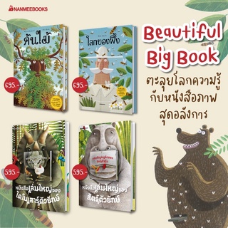 หนังสือเล่มใหญ่ของไดโนเสาร์ตัวยักษ์+ตัวจิ๋ว / หนังสือเล่มใหญ่ของสัตว์ตัวยักษ์+ตัวจิ๋ว / โลกของผึ้ง / ต้นไม้