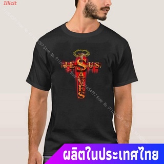 Illicit fishingเสื้อยืดยอดนิยม Christ Cross Jesus บันทึกเสื้อยืดหน้าปาก Fly Fishing fishing Mens Womens T-shirts