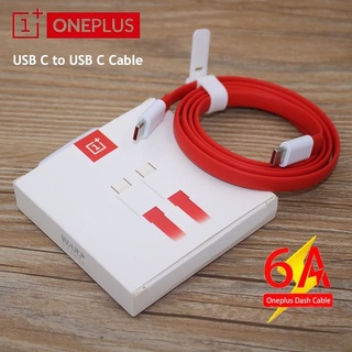 สายชาร์จแท้ Oneplus 9 Pro 9R Nord 10 Warp Charge Cable 6A Fast Charging Wire USB C To C  For One Plus 8 7 Pro 7t 7 T 6t