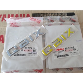 BM9F173BXX  โลโก้ QBIX 3D แท้ YAMAHA ( เลือกสี / ราคา1ชิ้น ) Logo  price / 1pc