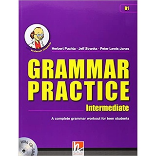 DKTODAY หนังสือ GRAMMAR PRACTICE INTER WITH CD-ROM