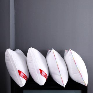 【บลูไดมอนด์】Five-star hotel pillow 3DThree-Dimensional Pillow Feather Velvet Filling Skin-Friendly Anti-Bacterial Anti-M