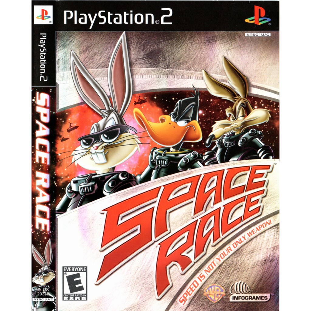 แผ่นเกมส์ Looney Tunes Space Race แผ่นCD PS2 Playstation2 คุณภาพสูง ...