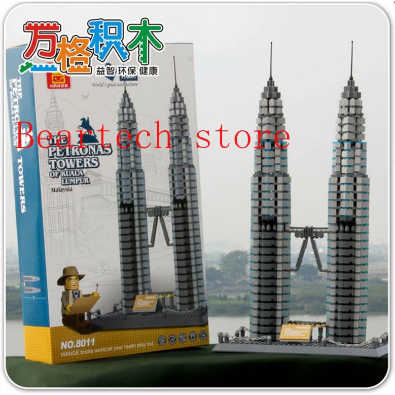 wange-8011-kuala-lumpur-petronas-twin-tower-architecture-ของเล่นสำหรับเด็ก