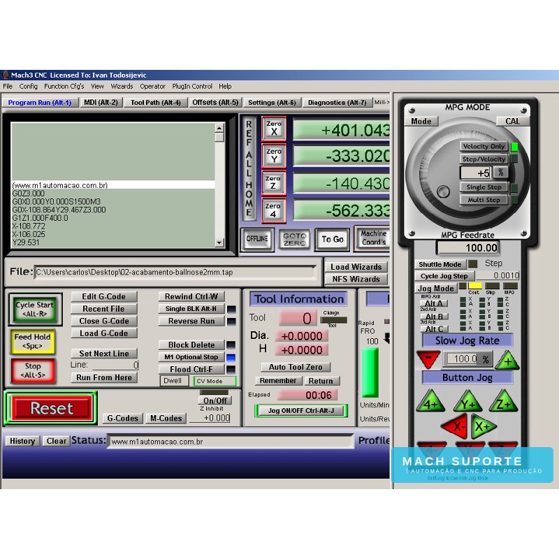 ภาพสินค้าMach3 Artsoft CNC Control สำหรับงานด้าน CNC จากร้าน software2u บน Shopee ภาพที่ 1