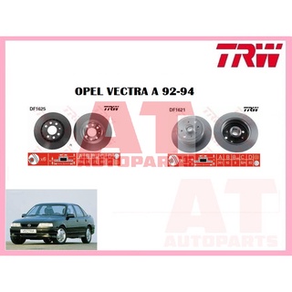 จานเบรคหน้า จานเบรคหลัง OPEL VECTRA A 92-94 ยี่ห้อ TRW ราคาต่อคู่