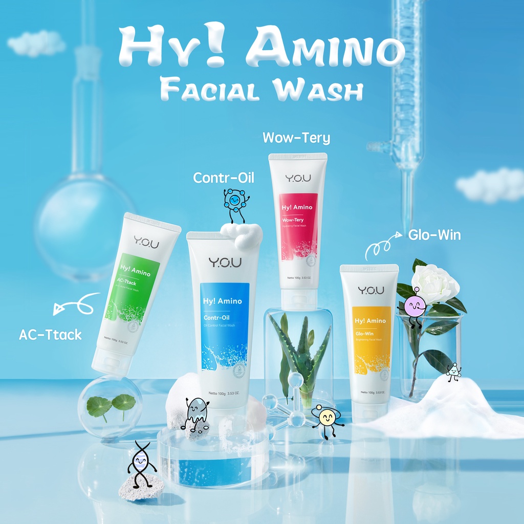 ข้อมูลเพิ่มเติมของ YOU Hy Amino Glo-Win Brightening Facial Wash