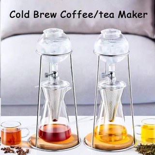 ภาพหน้าปกสินค้าเครื่องทำกาแฟสกัดเย็น เหยือกทำกาแฟสกัดเย็น 500ml Ice Dripper Cold Brew Coffee Maker ดริปกาแฟ ชุดดริปกาแฟ  ชงกาแฟ ซึ่งคุณอาจชอบราคาและรีวิวของสินค้านี้