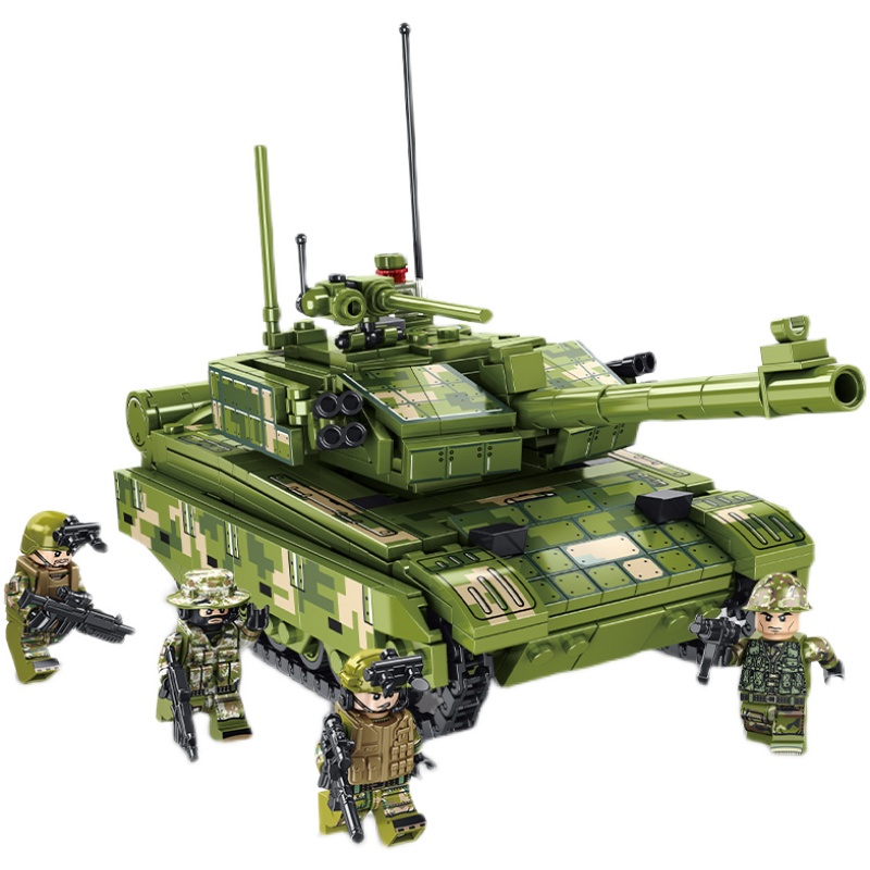 Lego ทหาร Series Tiger TANK minifigure เด็กประกอบของเล่น Boy อนุภาคขนาด ...