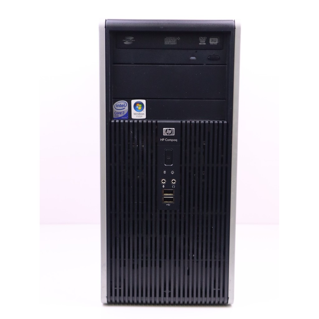ภาพหน้าปกสินค้าHP Compaq dc5800 Microtower Intel Core2 Duo E8400 @3.00GHz -RAM 4GB -HDD 250GB -Wi-Fi จากร้าน takynasi99 บน Shopee