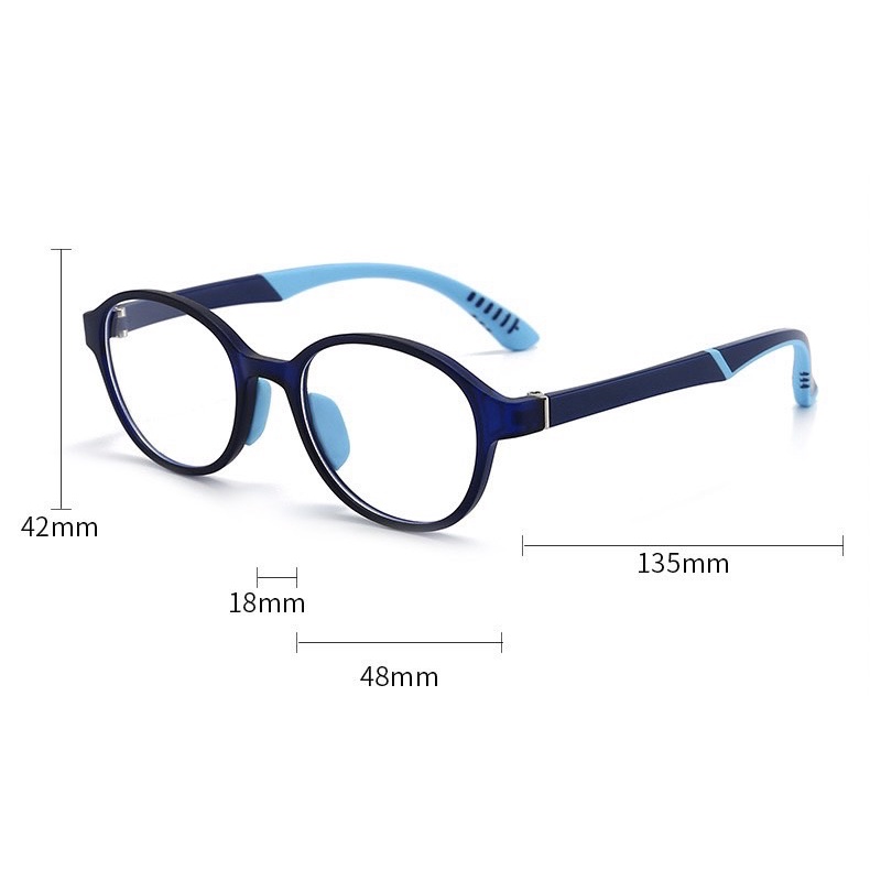 แว่นเด็ก-แว่นตาเด็ก-แว่นตากรองแสงสีฟ้าถนอมสายตาสำหรับเด็ก-รุ่น-tr-18-เด็กอายุ-5-15-ปี