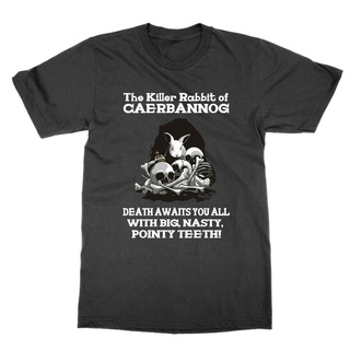 [S-5XL]เสื้อยืด พิมพ์ลาย The Killer Rabbit Of Caerbannog ตลก สําหรับผู้ชาย