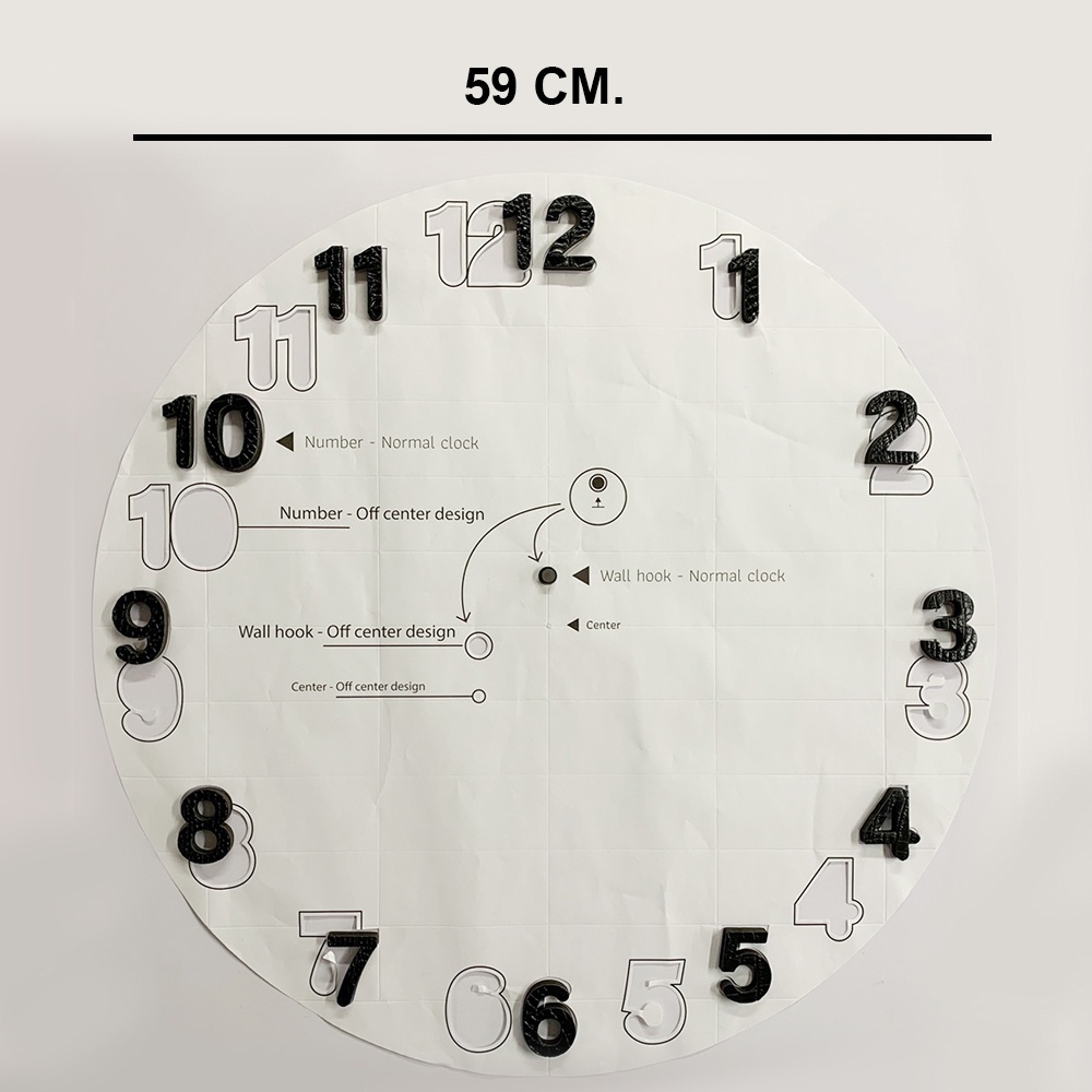 อะไหล่ตัวเลข-1-12-และ-แพทเทรินกระดาษ-on-time-wall-clock