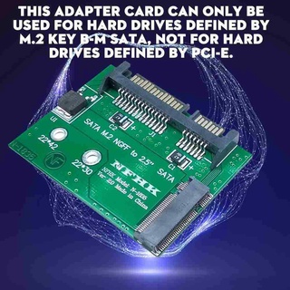 ภาพหน้าปกสินค้า(สำหรับM.2 SATAแบบสั้นนะครับ)M.2 NGFF ssd  to half high 2.5 inch sata3 adapter card(ไม่รองรับMSATAหรือNVMe) ที่เกี่ยวข้อง