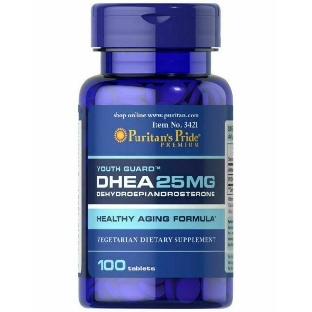 ภาพสินค้าPuritans Pride DHEA 25 mg / 100 Tablets exp08/2025 จากร้าน iluxuryherb บน Shopee ภาพที่ 2