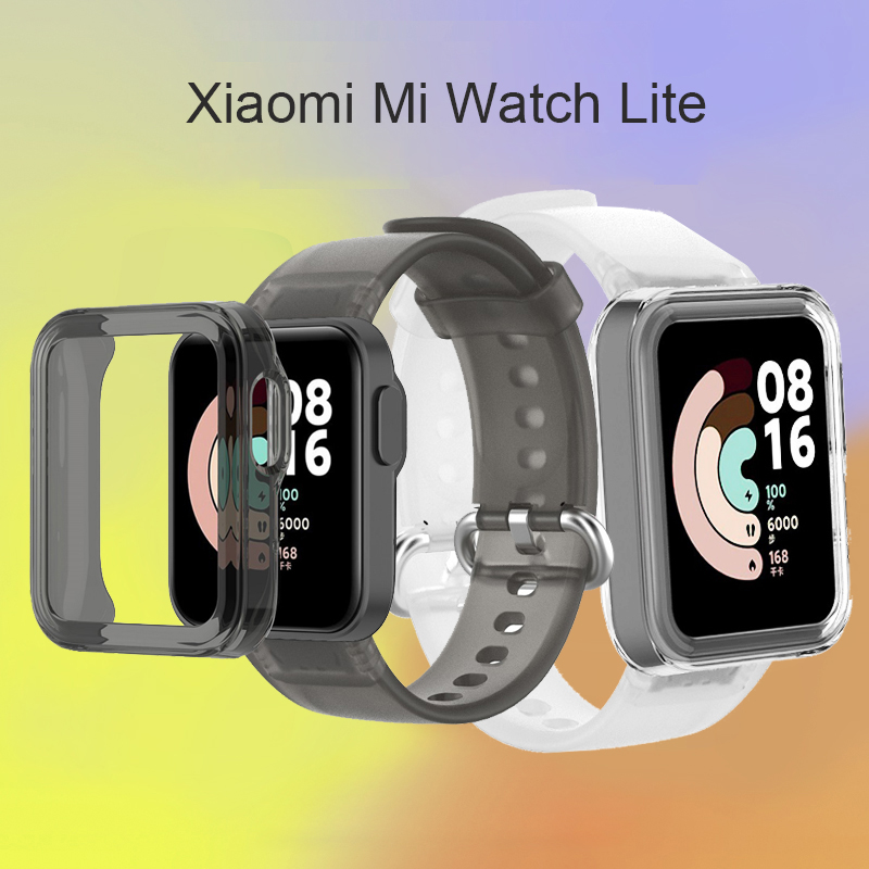 ภาพหน้าปกสินค้าREDMI สายนาฬิกาข้อมือสีใสสําหรับ Xiaomi Mi Watch Lite