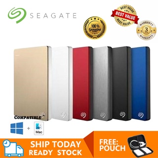 ภาพหน้าปกสินค้าWorth buying  500g / 1T / 2T /3T /4T seagate D7 External Hard Disk Backup Thin Plus Usb 3.0 2.5 \"Portable External Hd ที่เกี่ยวข้อง