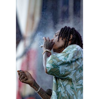 โปสเตอร์ Wiz Khalifa วิซ คาลิฟา Poster แร็ปเปอร์ Rapper Hiphop ฮิปฮอป โปสเตอร์ รูปภาพ ตกแต่งผนัง Music ตกแต่งบ้าน