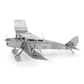 ★ พร้อมส่ง ★ ตัวต่อเหล็ก 3 มิติ de Havilland Tiger Moth 3D Metal Model