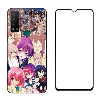 Genshin เคสโทรศัพท์มือถือกระจกนิรภัย สําหรับ 6.5 นิ้ว TCL 20 R 5G