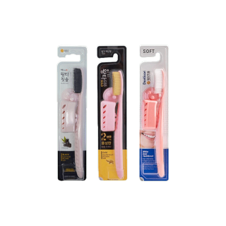 โปรโมชั่น : แปรงสีฟันจองกุก แปรงขนนุ่มจากเกาหลี Wangta Toothbrush สุ่มสี