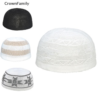 (Crownfamily) หมวกถักไหมพรม ลายกะโหลกอิสลาม สําหรับผู้ชาย 2020